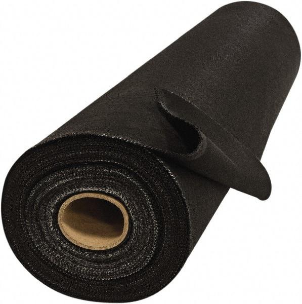 Steiner - 6' Wide x 0.05" Thick Acrylic Coated Fiberglass Welding Blanket - Black, Grommet - Eagle Tool & Supply