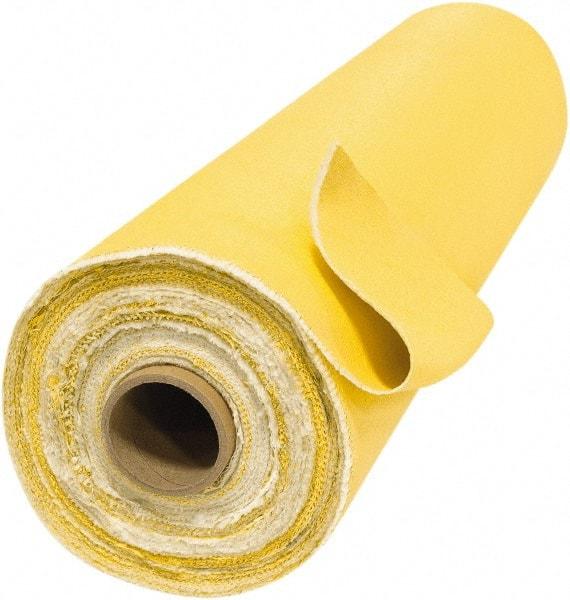Steiner - 40" Wide x 0.05" Thick Acrylic Coated Fiberglass Welding Blanket - Gold, Grommet - Eagle Tool & Supply