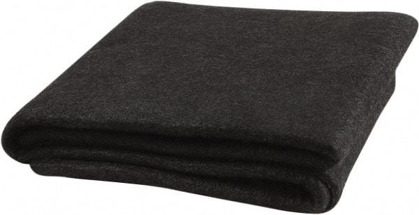Steiner - 8' High x 8' Wide x 0.15 to 0.2" Thick Carbonized Fiber Welding Blanket - Black - Eagle Tool & Supply