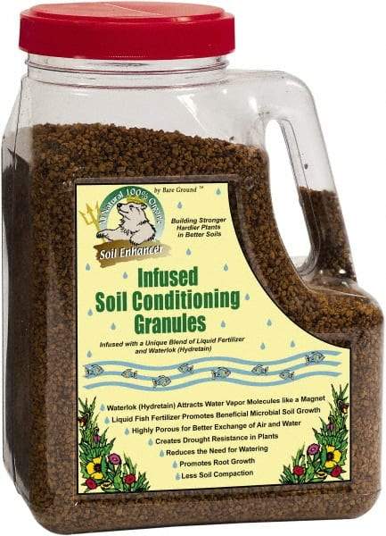 Bare Ground Solutions - 5lb Shaker Jug of Infused Soil Conditioning Granules - Just Scentsational\x92s Trident\x92s Pride soil conditioning granules are a small grained pumice that has been infused with an all-natural cold pressed fish hydrolysate - Eagle Tool & Supply