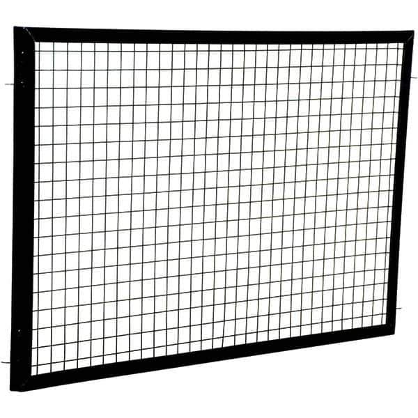 Vestil - 5' Long x 3' High, Black Hinged Door - Eagle Tool & Supply