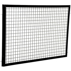 Vestil - 5' Long x 3' High, Black Hinged Door - Eagle Tool & Supply