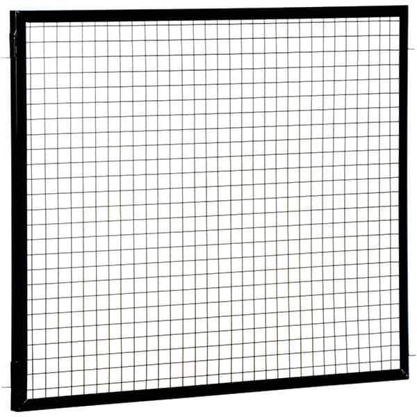 Vestil - 5' Long x 4' High, Black Hinged Door - Eagle Tool & Supply