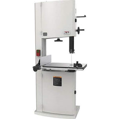 Jet - 20" Throat Capacity, Step Pulley Vertical Bandsaw - 2,530/4,850 SFPM, 5 hp, Single Phase - Eagle Tool & Supply