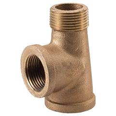 Merit Brass - Brass & Chrome Pipe Fittings Type: Street Tee Fitting Size: 1/2 - Eagle Tool & Supply