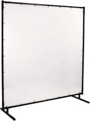 Steiner - 6' Wide x 6' High, 16mm Thickness, Vinyl Portable Welding Screen - Clear - Eagle Tool & Supply
