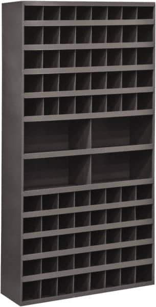 Durham - 84 Bin, Small Parts Storage Bin - 12" Deep x 35" Wide x 65" High - Eagle Tool & Supply