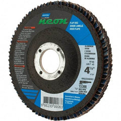 Norton - Flap Disc - Fiberglass Backing, Arbor Attaching System - Eagle Tool & Supply