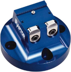 Raptor Workholding - 3" High x 5" Wide Dovetail Vise - 1-1/2" Jaw Opening Capacity, 1/8" High x 2.35" Wide Jaw, For 4 & 5 Axis Workholding Systems - Eagle Tool & Supply