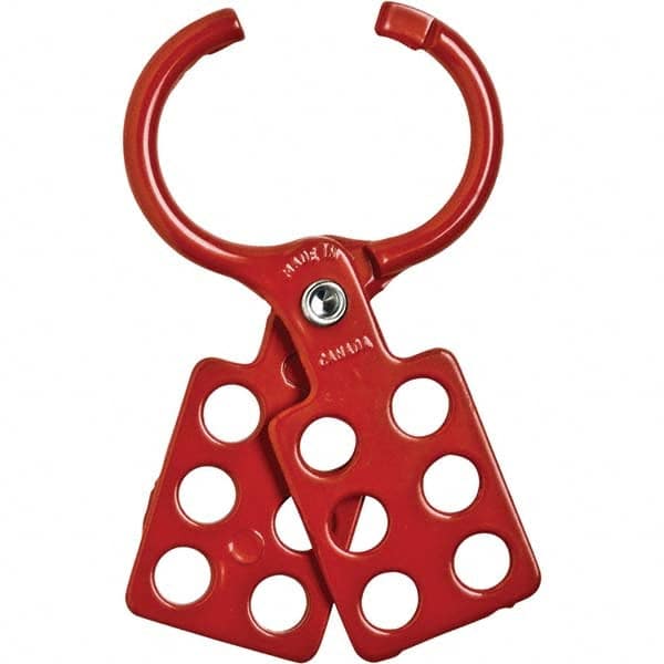 Brady - Lockout Hasps Hasp Type: Scissor-Action Jaw Type: Single Jaw - Eagle Tool & Supply