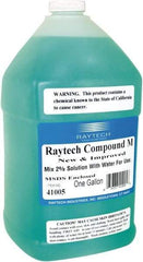 Raytech - 1 Gal Compound M Tumbling Media Additive Liquid - For Burnishing, Wet Operation - Eagle Tool & Supply