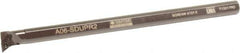 Sumitomo - 0.98" Min Bore Diam, 10" OAL, 3/4" Shank Diam, A-SDUP Indexable Boring Bar - DPMT 32.52 Insert, Screw Holding Method - Eagle Tool & Supply