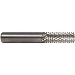 M.A. Ford - 1/4" Diam, 3/4" LOC, Plain End, Solid Carbide Diamond Pattern Router Bit - 2" OAL, 1/4" Shank Diam - Eagle Tool & Supply