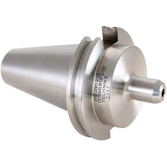 Techniks - CAT50 Taper Shank 1/4" Hole End Mill Holder/Adapter - Eagle Tool & Supply