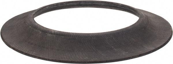 PRO-SAFE - 22-1/2" Wide Rubber Barrel Ring Base - 22.5 Lb, Black - Eagle Tool & Supply