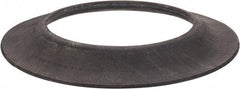 PRO-SAFE - 22-1/2" Wide Rubber Barrel Ring Base - 22.5 Lb, Black - Eagle Tool & Supply