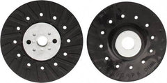 Tru-Maxx - 4-1/2" Diam Locking Nut Disc Backing Pad - Hard Density, 13,000 RPM - Eagle Tool & Supply