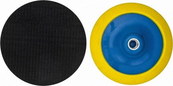 Tru-Maxx - 6" Diam Hook & Loop Disc Backing Pad - Hard Density, 7,500 RPM - Eagle Tool & Supply