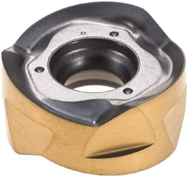 Iscar - H606 RXCU1206 AXMP Grade IC830 Carbide Milling Insert - TiAlN/TiN Finish, 0.232" Thick, 0.48" Inscribed Circle, 5.99mm Corner Radius - Eagle Tool & Supply