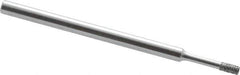 Strauss - 0.157" Head Thickness CBN Grinding Pin - 1/8" Shank Diam x 2" Shank Length, Fine Grade, 120 Grit - Eagle Tool & Supply