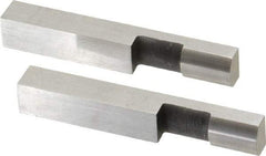 SPI - 2.366 Inch Overall Length, 0.315 Inch Jaw Thickness, 0.25 Inch Radius, Gage Block Cylindrical Jaws - Radius 0.00003 Inch, Pair 0.00004 Inch Accuracy, Sold As Pair, For Use with Rectangular Gage Blocks, 2 Pieces - Eagle Tool & Supply