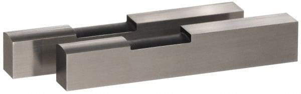 SPI - 2.945 Inch Overall Length, 0.512 Inch Jaw Thickness, 0.5 Inch Radius, Gage Block Cylindrical Jaws - Radius 0.00003 Inch, Pair 0.00004 Inch Accuracy, Sold As Pair, For Use with Rectangular Gage Blocks, 2 Pieces - Eagle Tool & Supply