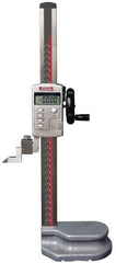 SPI - 24" Electronic Height Gage - 0.0005" Resolution, Accurate to 0.003", LCD Display - Eagle Tool & Supply
