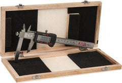 SPI - 0 to 150mm Range, 0.01mm Resolution, Electronic Caliper - Steel with 4-1/4" Steel Jaws, 0.03mm Accuracy - Eagle Tool & Supply
