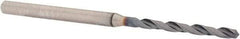 OSG - #45 130° Powdered Metal Jobber Drill - V Finish, Right Hand Cut, Spiral Flute, Straight Shank, 56mm OAL, Standard Point - Eagle Tool & Supply