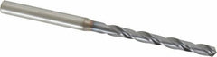 OSG - 3/16" 130° Powdered Metal Jobber Drill - V Finish, Right Hand Cut, Spiral Flute, Straight Shank, 96mm OAL, Standard Point - Eagle Tool & Supply