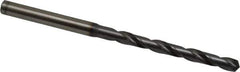 OSG - #4 130° Powdered Metal Jobber Drill - V Finish, Right Hand Cut, Spiral Flute, Straight Shank, 101mm OAL, Standard Point - Eagle Tool & Supply