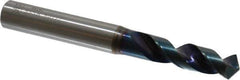 OSG - 27/64" 120° Spiral Flute Vanadium High Speed Steel Screw Machine Drill Bit - WD1 Finish, Right Hand Cut, 47mm Flute Length, 104mm OAL, Faceted Point, Straight Shank - Eagle Tool & Supply