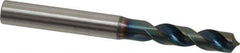 OSG - 3.9mm 120° Spiral Flute Vanadium High Speed Steel Screw Machine Drill Bit - WD1 Finish, Right Hand Cut, 22mm Flute Length, 54mm OAL, Four Facet Point, Straight Shank - Eagle Tool & Supply