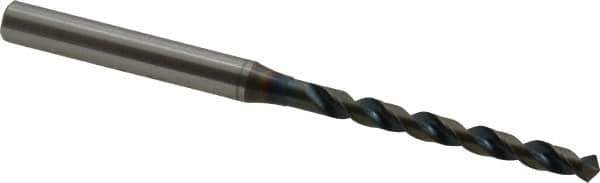 OSG - #21 120° Vanadium High Speed Steel Jobber Drill - WD1 Finish, Right Hand Cut, Spiral Flute, Straight Shank, 87mm OAL, Faceted Point - Eagle Tool & Supply