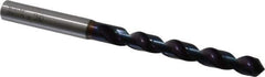 OSG - 9mm 120° Vanadium High Speed Steel Jobber Drill - WD1 Finish, Right Hand Cut, Spiral Flute, Straight Shank, 131mm OAL, Faceted Point - Eagle Tool & Supply