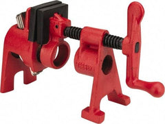 Bessey - 3/4" Pipe, 1-11/16" Throat Depth, 1-11/16" Clamp Face, H Style Pipe Clamp - Eagle Tool & Supply