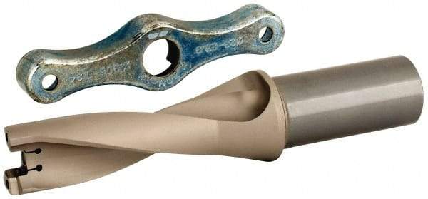 Iscar - 29/32 to 0.941" Diam, 3xD, 2.71" Max Depth, 1" Shank Diam, Replaceable Tip Drill - 23 Seat Size, DCM Toolholder, Series ChamDrill - Eagle Tool & Supply