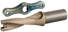 Iscar - 29/32 to 0.941" Diam, 3xD, 2.71" Max Depth, 1" Shank Diam, Replaceable Tip Drill - 23 Seat Size, DCM Toolholder, Series ChamDrill - Eagle Tool & Supply