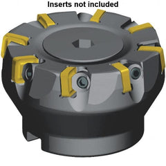 Kennametal - 2-1/2" Cut Diam, 3/4" Arbor Hole Diam, Indexable Square-Shoulder Face Mill - Eagle Tool & Supply