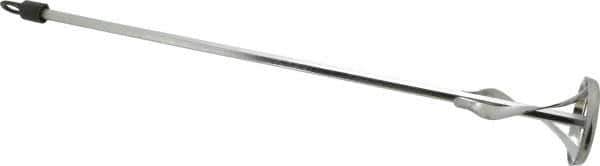 Premier Paint Roller - Metal Chrome Power Mixer - 17 Inch Long x 3/8 Inch Shank Diameter, Compatible with 1 to 5 Gallon Containers - Eagle Tool & Supply