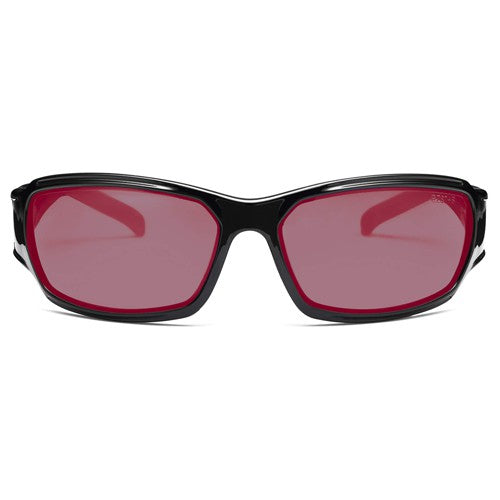 Odin HCP Red Lens Black Safety Glasses - Eagle Tool & Supply