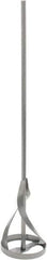 Premier Paint Roller - Metal Chrome Power Mixer - 17 Inch Long x 3/8 Inch Shank Diameter, Compatible with 5 to 10 Gallon Containers - Eagle Tool & Supply