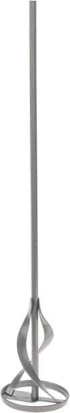 Premier Paint Roller - Metal Chrome Power Mixer - 23 Inch Long x 1/2 Inch Shank Diameter, Compatible with 5 to 10 Gallon Containers - Eagle Tool & Supply
