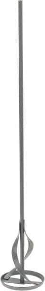 Premier Paint Roller - Metal Chrome Power Mixer - 30 Inch Long x 1/2 Inch Shank Diameter, Compatible with 5 to 10 Gallon Containers - Eagle Tool & Supply