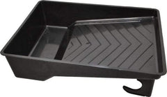 Premier Paint Roller - 9" Roller Compatible Heavy-Duty Deep-Well Paint Tray - 2 Qt Capacity, 11-1/2" Wide, Plastic - Eagle Tool & Supply