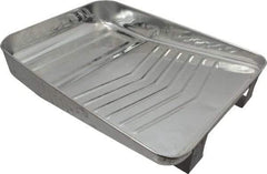 Premier Paint Roller - 9" Roller Compatible Metal Paint Tray with Ladder Legs - 1 Qt Capacity, 10-1/2" Wide, Metal - Eagle Tool & Supply
