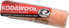 Premier Paint Roller - 1/4" Nap, 9" Wide Paint General Purpose Roller Cover - Smooth Texture, Wool/Poly Blend - Eagle Tool & Supply