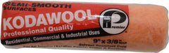 Premier Paint Roller - 3/8" Nap, 9" Wide Paint General Purpose Roller Cover - Semi-Smooth Texture, Wool/Poly Blend - Eagle Tool & Supply