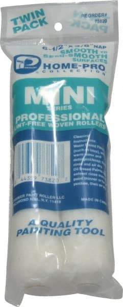 Premier Paint Roller - 3/8" Nap, Mini Paint Roller - 6-1/2" Wide, Includes Roller Cover - Eagle Tool & Supply