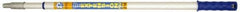 Premier Paint Roller - 4 to 8' Long Paint Roller Extension Pole - Stainless Steel - Eagle Tool & Supply
